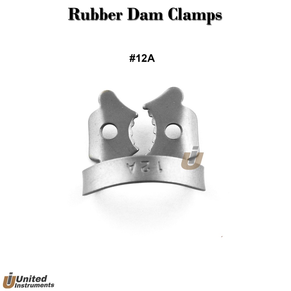 Rubber Dam Clamps Forceps Starter Tools Set Tooth Isolation Teeth Restorative
