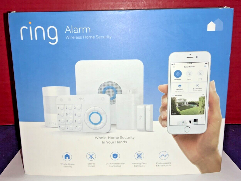 2018 Ring Alarm Wireless Home Security System w/ Box - AS IS - NOT TESTED