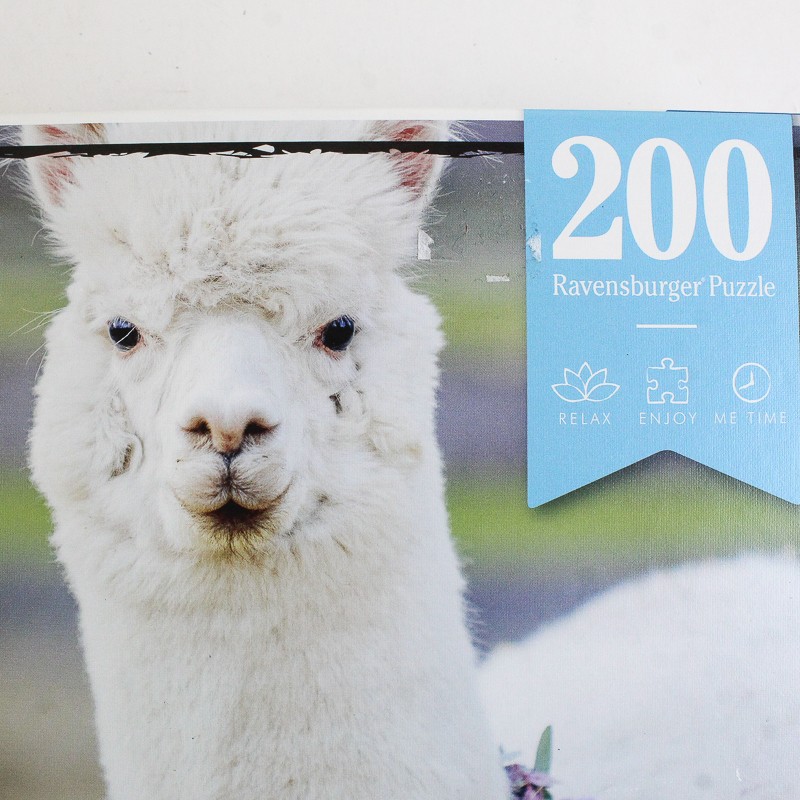 Ravensburger Alpaca 200 Pc. Jigsaw Puzzle, 2021 Complete