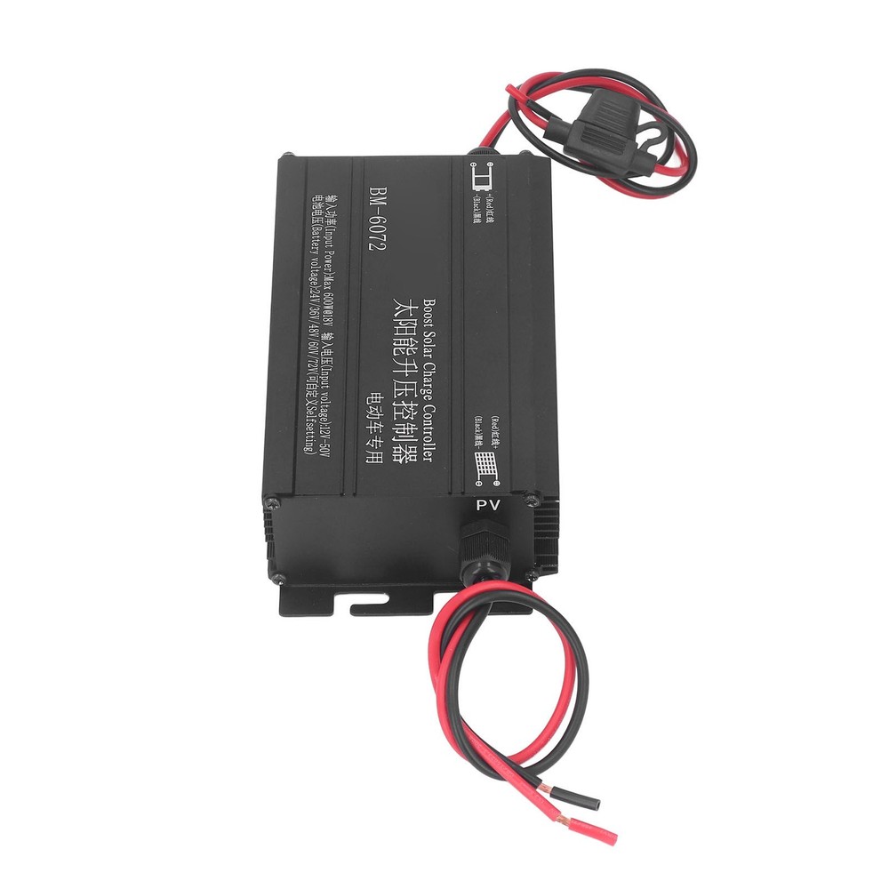 ·600W MPPT Boost Solar Charge Controller 12‑50V Input LCD Display Step Up Sol