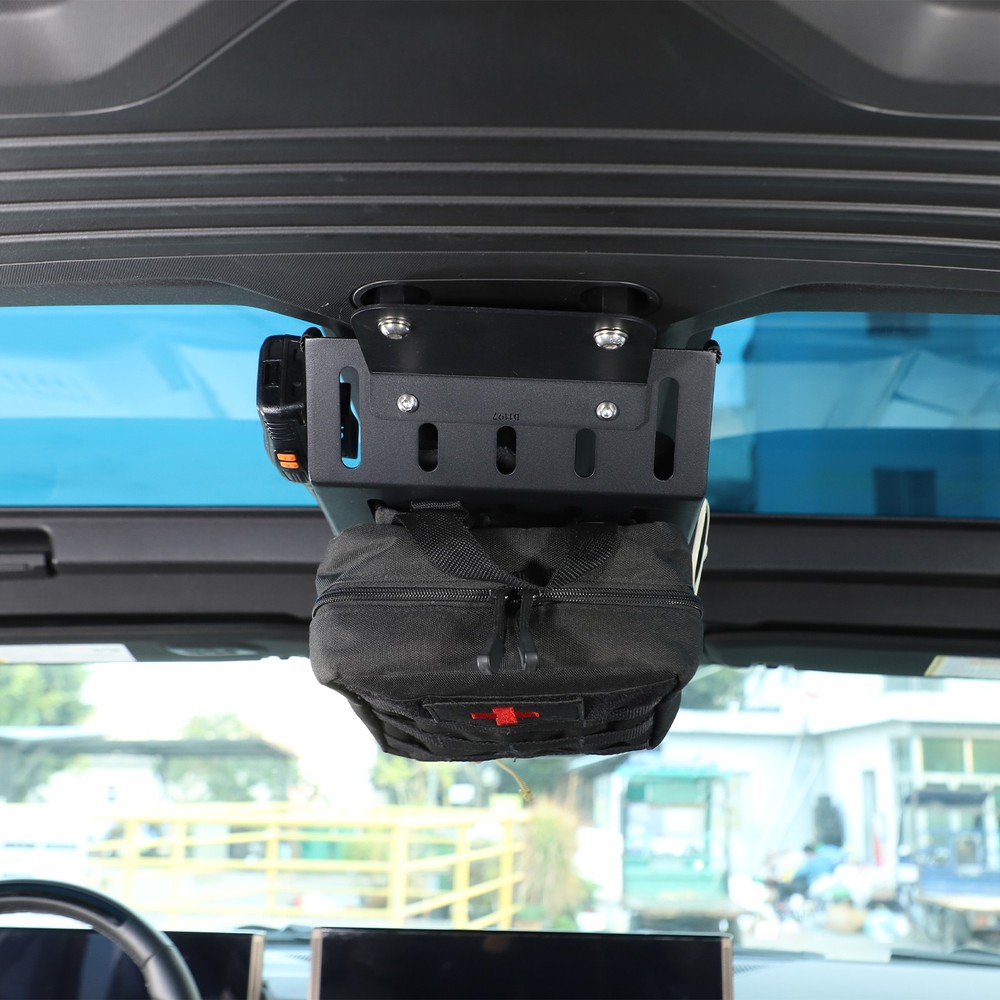 Fits 2024+ Hummer EV Overhead MOLLE Panel Organizer Storage Bracket Shelf Basket