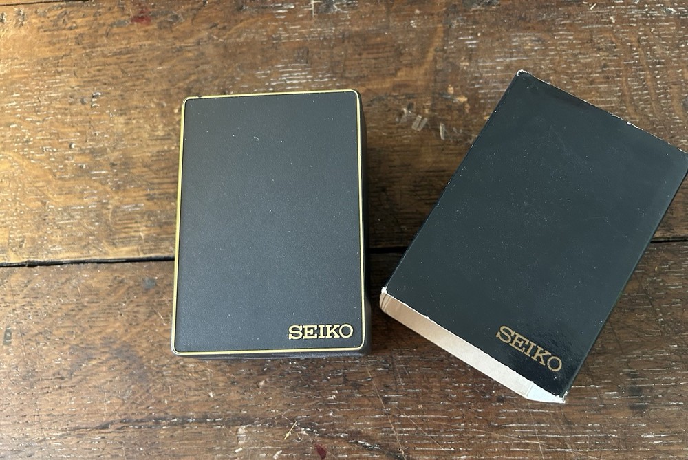 Vintage Seiko Box,outer Sleeve And Instructions