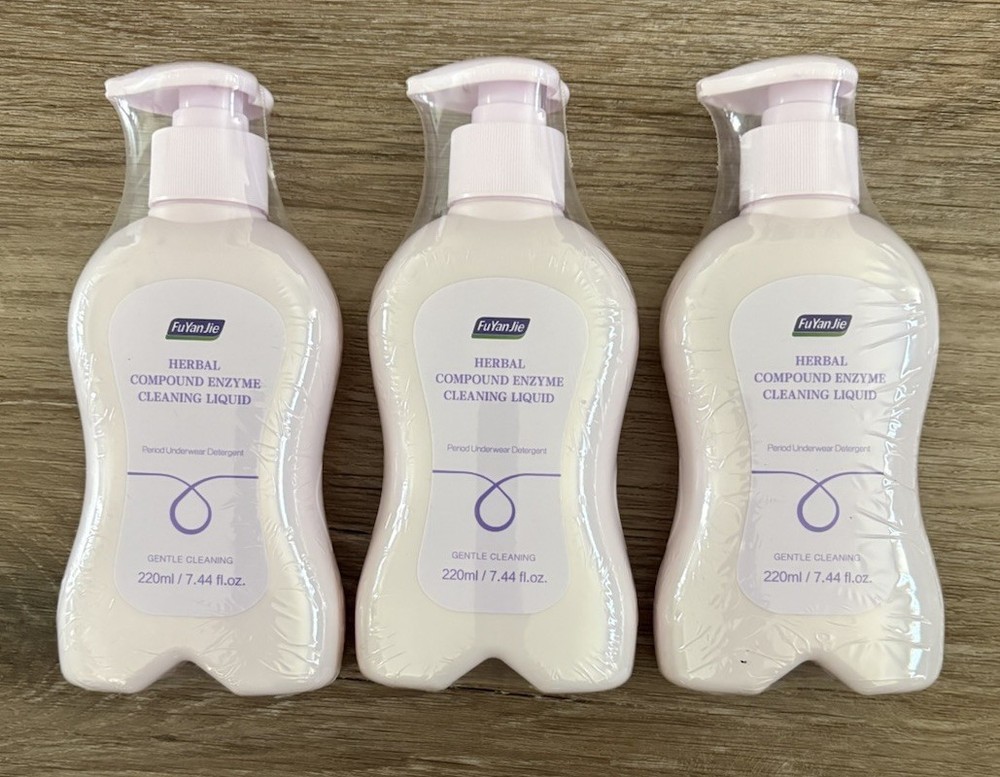 3 - Herbal Compound Multi-Purpose Enzyme Cleaning Liquid Soap - 7.44 Fl Oz New