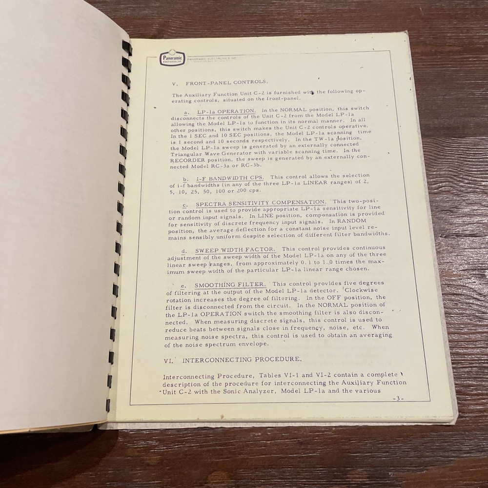 Panoramic Auxiliary Function Unit C-2 Operating Manual