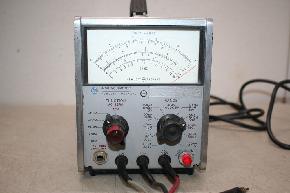 HP 410C Voltmeter Powers On-Untested