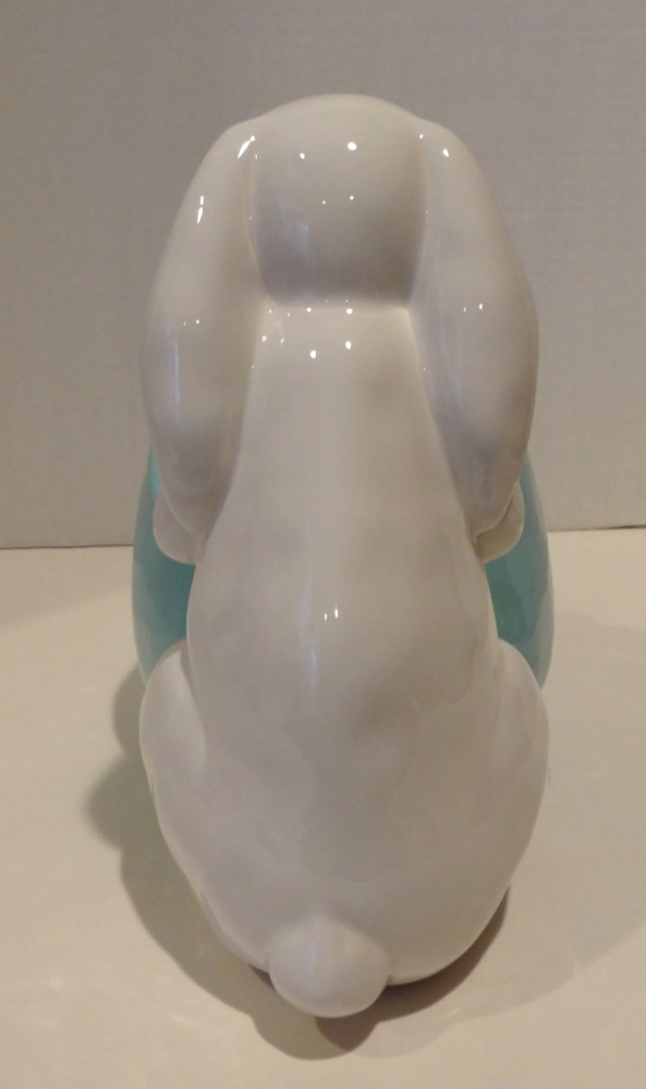 NEW RAE DUNN CARROT PATCH EASTER BUNNY CANDY BOWL PLANTER