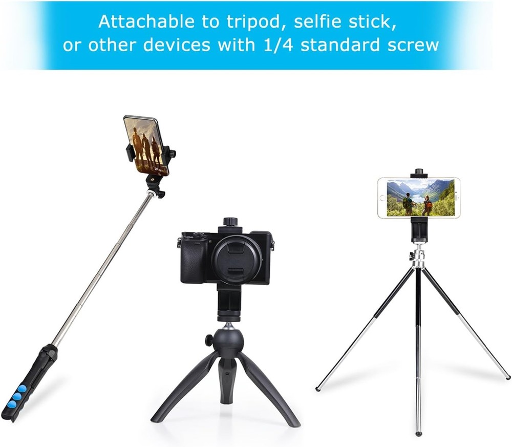 Smartphone Holder/Vertical and Horizontal Tripod Mount