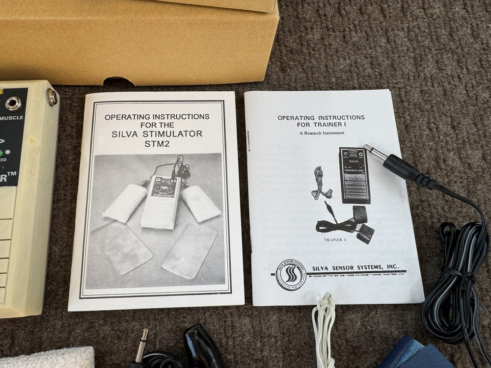 Silva Method Stimulator Mind Control Device Psychorientology Trainer Set Box
