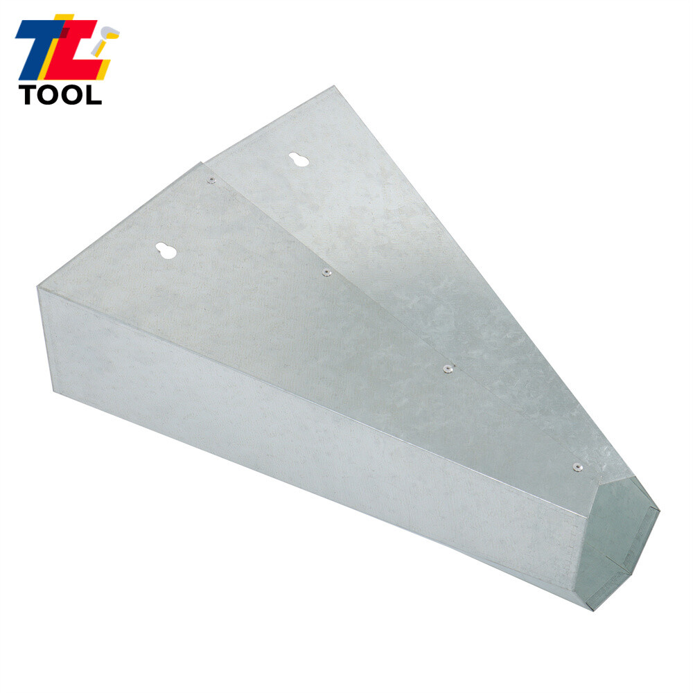 4 Pack Medium Size Chicken Cone Galvanized Steel Poultry Restraining Cone 8 lbs