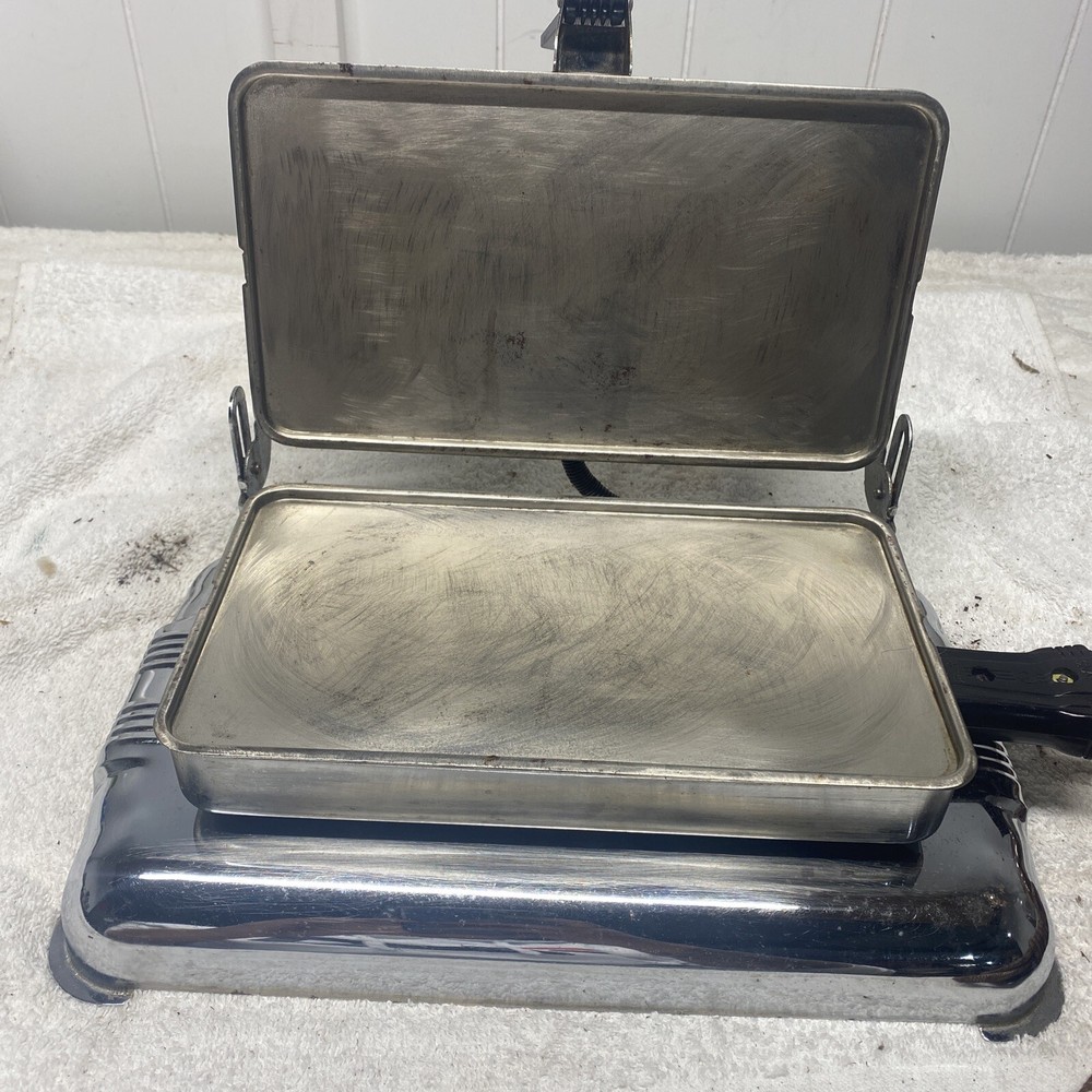 Vintage Griddle Chrome Not Tested