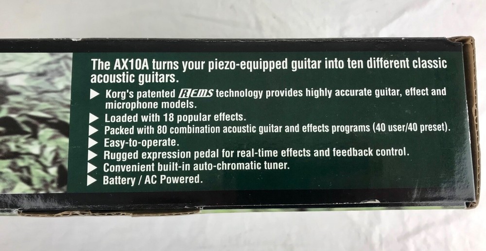 Korg ToneWorks AX10 Modeling Signal Processor w/ Original Box & Owner's Manual