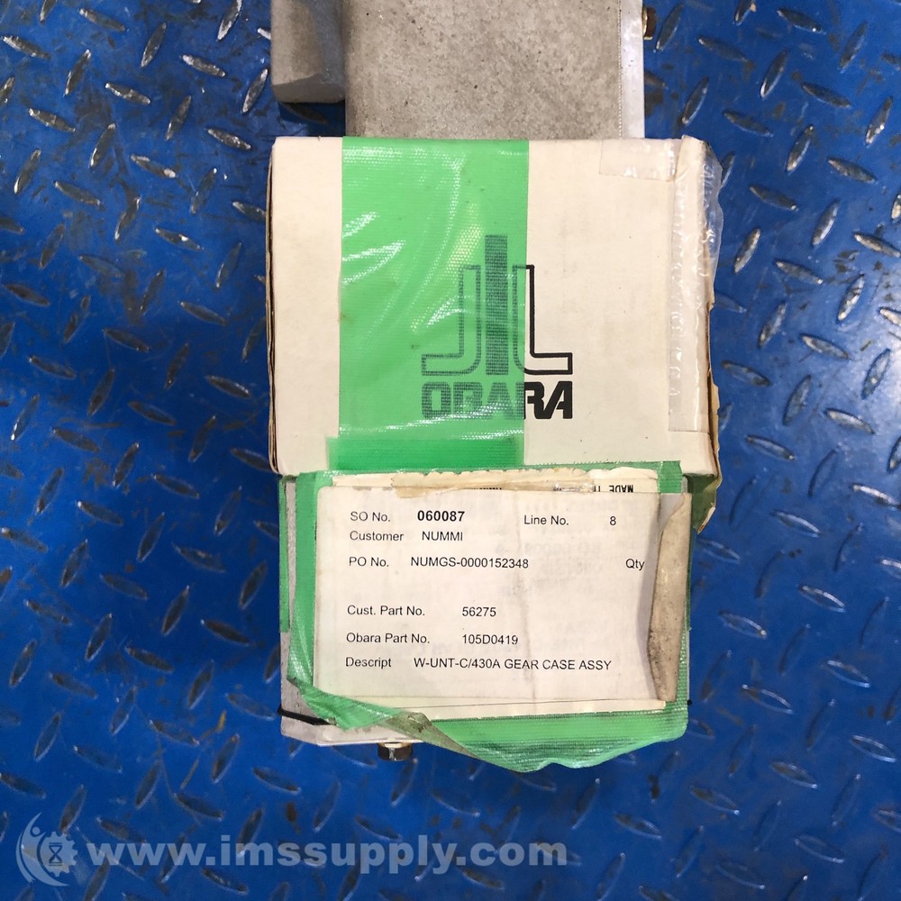 Obara 105D0419 Gear Case FNIP