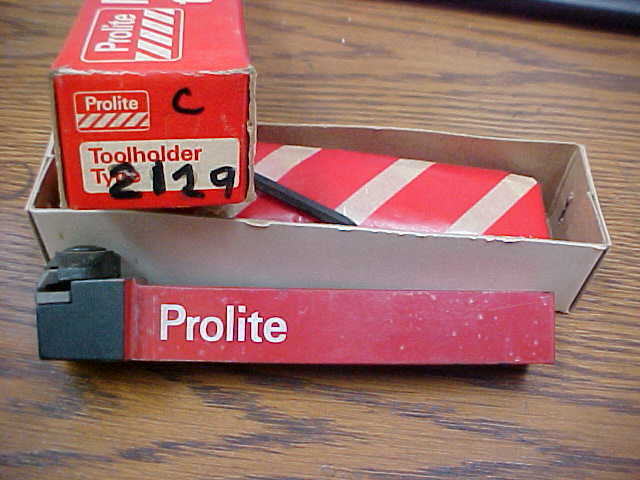 Prolite Indexable Tip Toolholder Type 2129 -Metal Lathe NOS