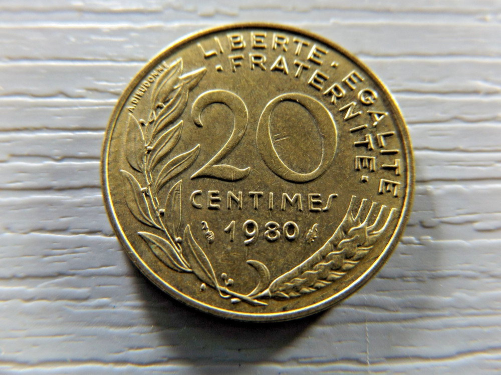 FRANCE 1980 20 Centimes