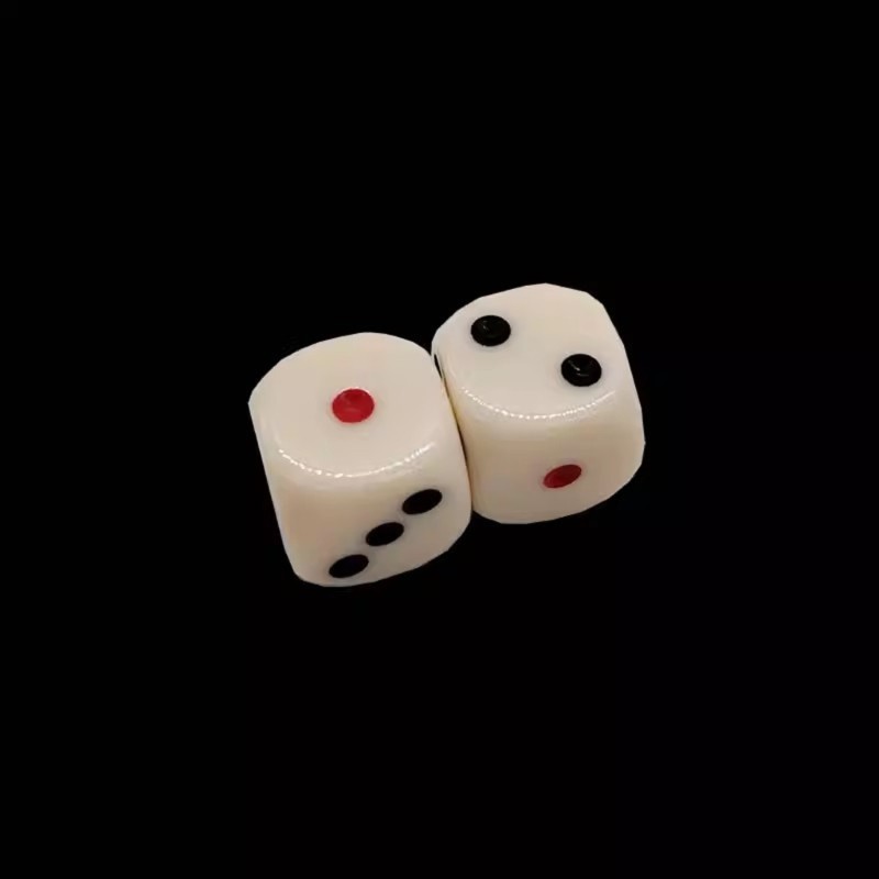 10Pcs 6 Sided Dices Set Acrylic Dices Round Corner Dices Board Game Accessory