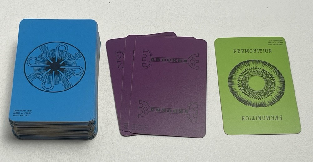 RARE VINTAGE DECK ABOUKRA CARDS FORTUNE TELLING TAROT
