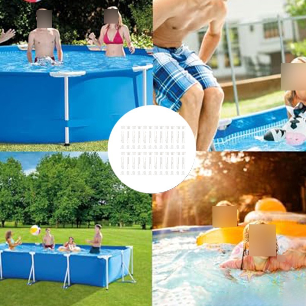 Plastic Pool Joint Pins ABS Material Construction Affordable Maintenance