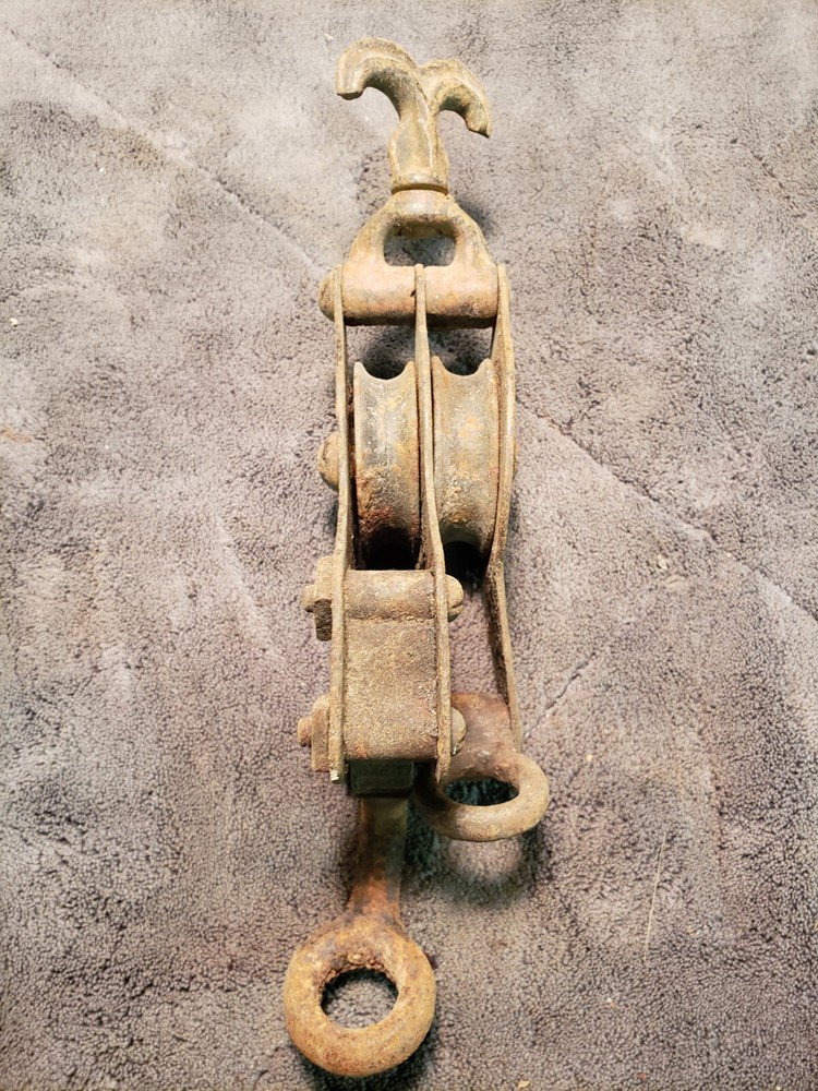 Vintage Pulley, Block And Tackle
