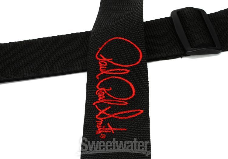 PRS Poly Strap Signature - Black/Red