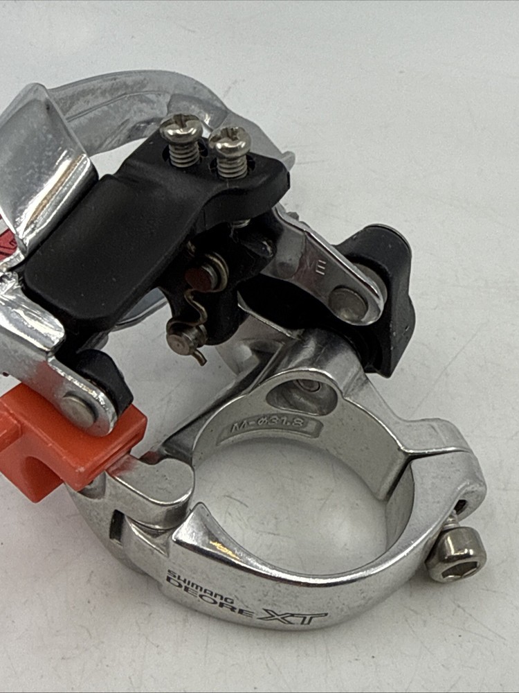 NOS Shimano Deore XT FD-M739 31.8mm Clamp-On Down Pull Front Derailleur