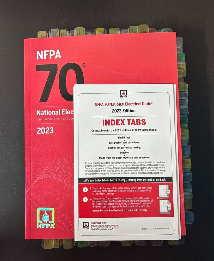 Tabbed & Highlighted : NFPA 70, National Electrical Code : 2023 Paperback