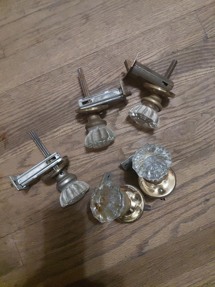 Five 12 Point Door Knobs