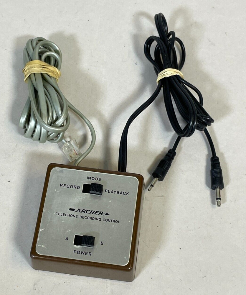 Genuine Archer 43-236B Telephone Automatic Recording Control Cable