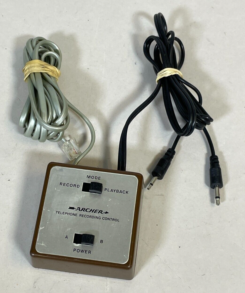 Genuine Archer 43-236B Telephone Automatic Recording Control Cable