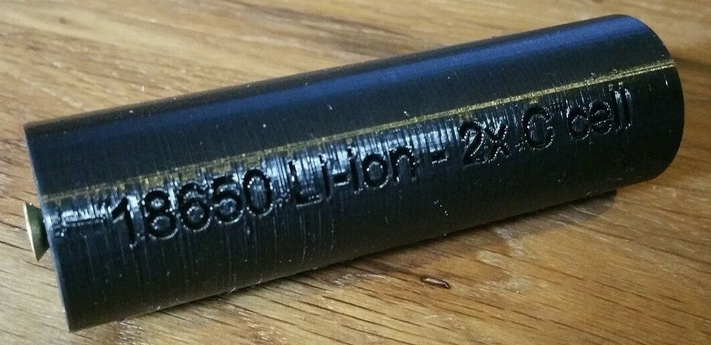 18650 Li-Ion 2C-Cell Maglite Adapter - Flashlight - Nerf Blaster