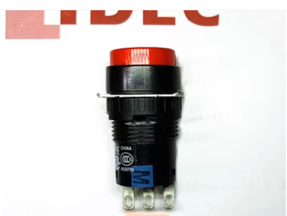 1PC New IDEC Self-locking push-button switch 16mm AB6M-A2GC #LL