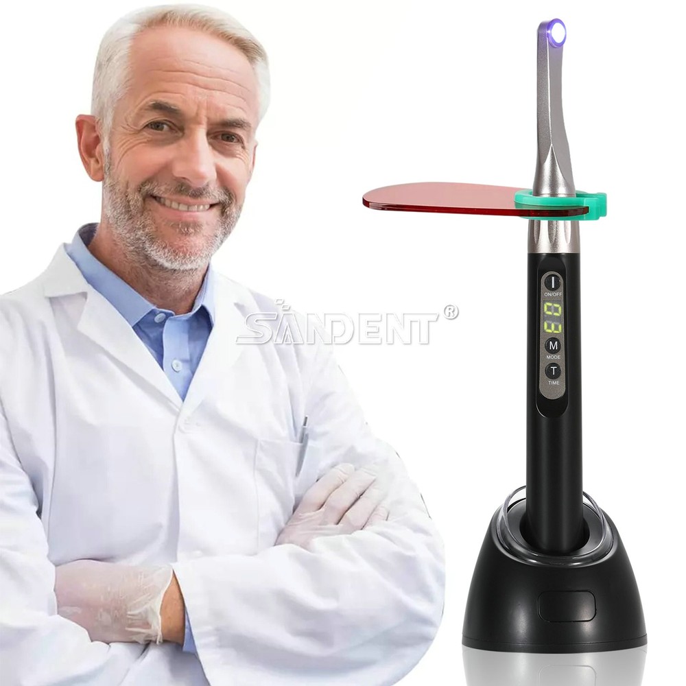 Dental 1S Curing Light Lamp Wireless 1 Second Curing 2500mw/c㎡