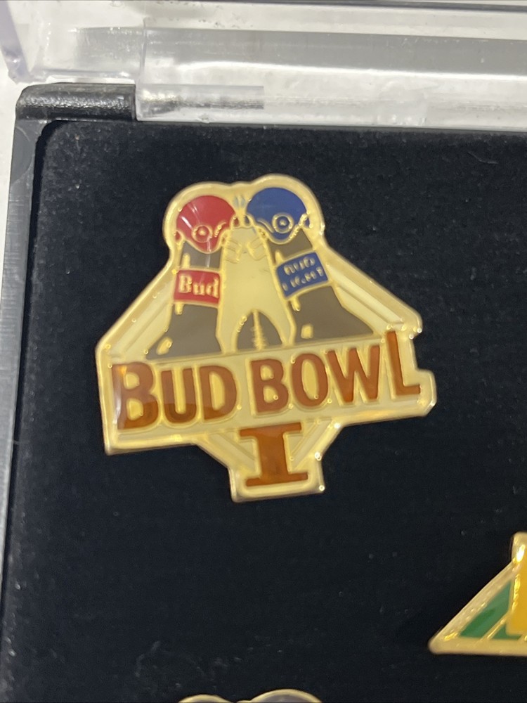 Bud Bowl Commemorative 7 Pin Set