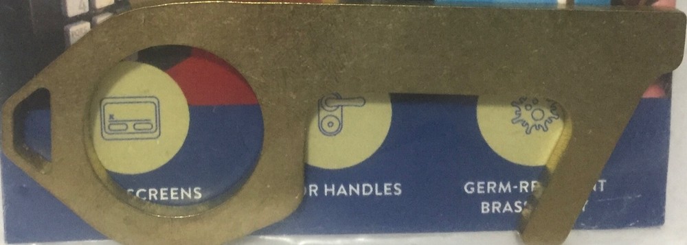 "GermKey" | Antimicrobial Brass | NEW