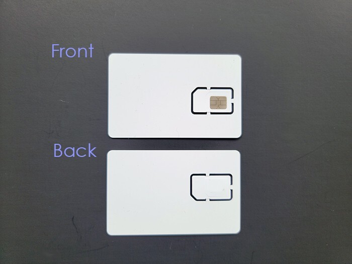 Blank Programmable SIM Cards