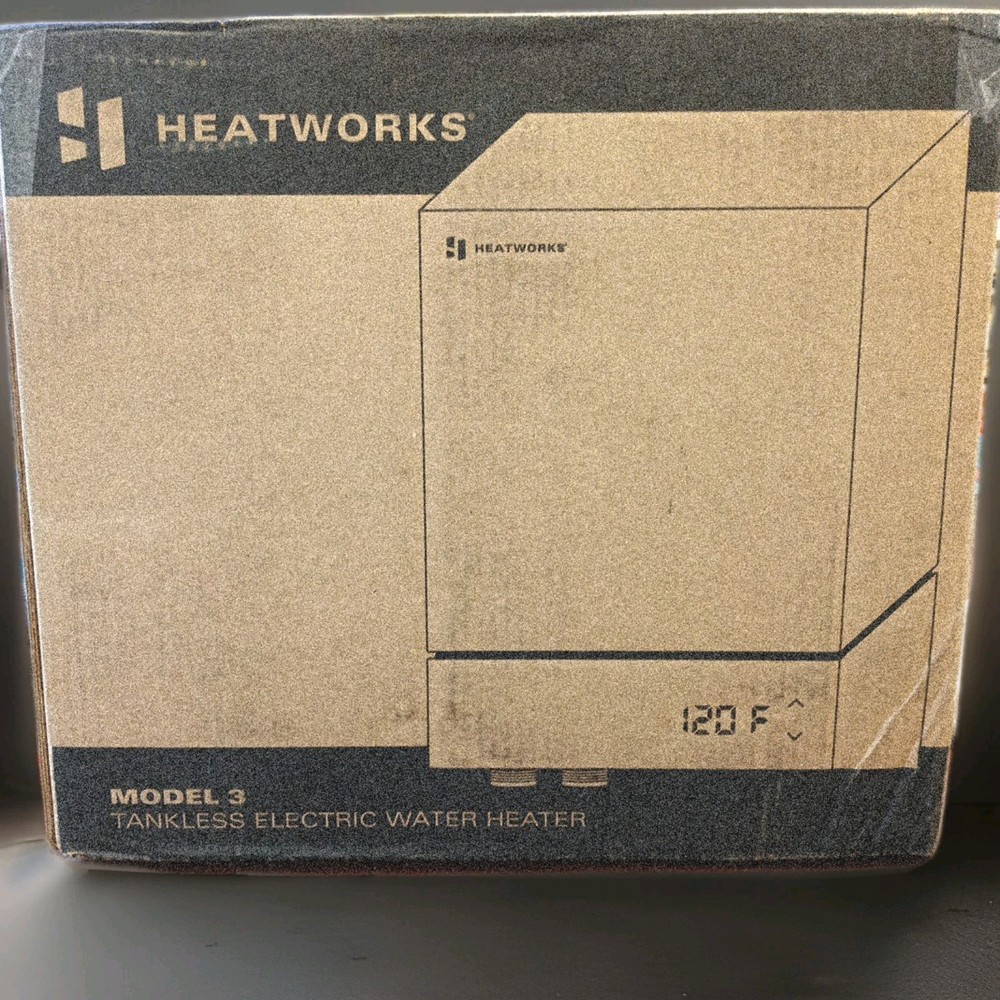 Heatworks Model 3 High Efficiency Tankless Electric Smart Water Heater