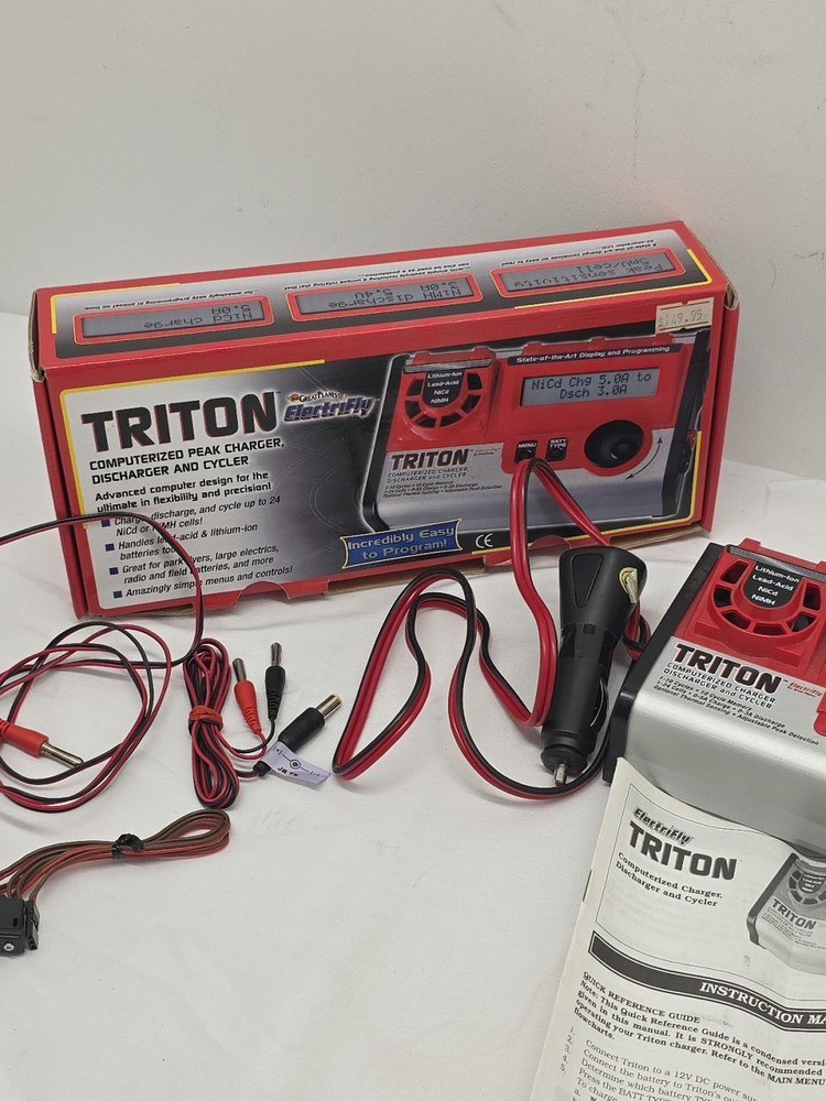 Great Planes Triton Computerized Battery Charger Discharger Cycler Electrifly