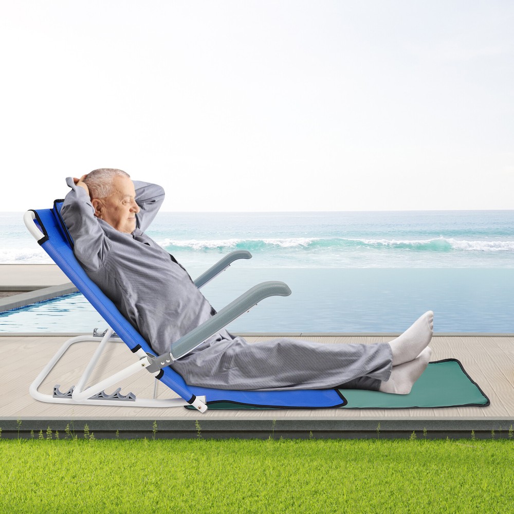 Adjustable Bed Backrest Support Foldable Sit-up Back Rest Patient Care Bed Chair