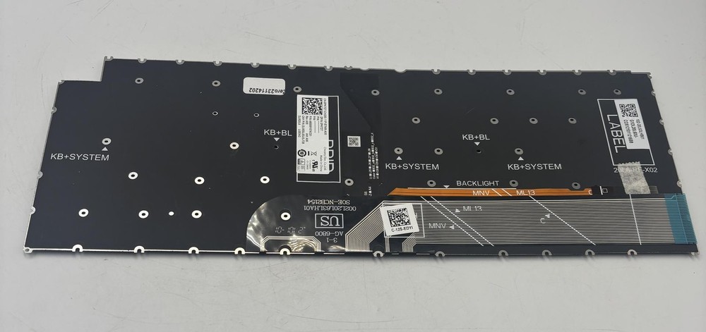 For Dell 0PK7DT US Black Keyboard New Backlit