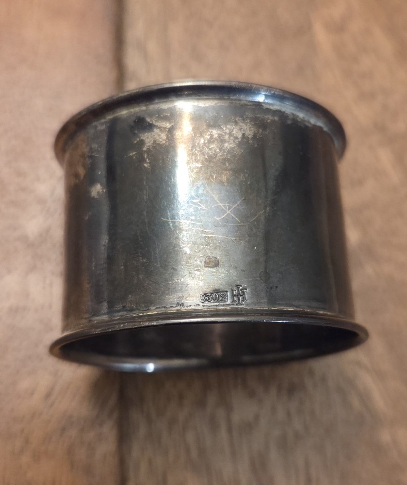 antique 830 silver napkin ring