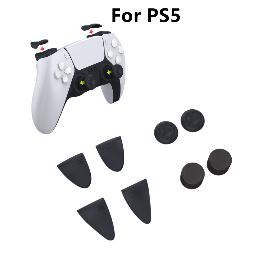 Controller Joystick Grips Thumb Stick Cap Cover Extender Replacement For PS5