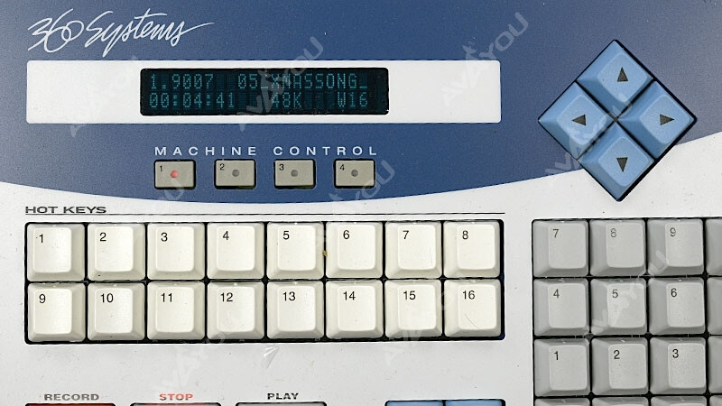 360 Systems DigiCart/E E-3000 Digital Audio Recorder + RC-320 Remote Control