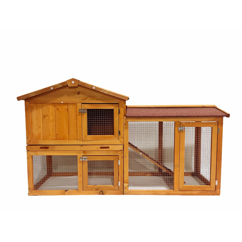 55”*33“ 2 layer Chicken rabbit cage Coops for Playground Wearable Strong