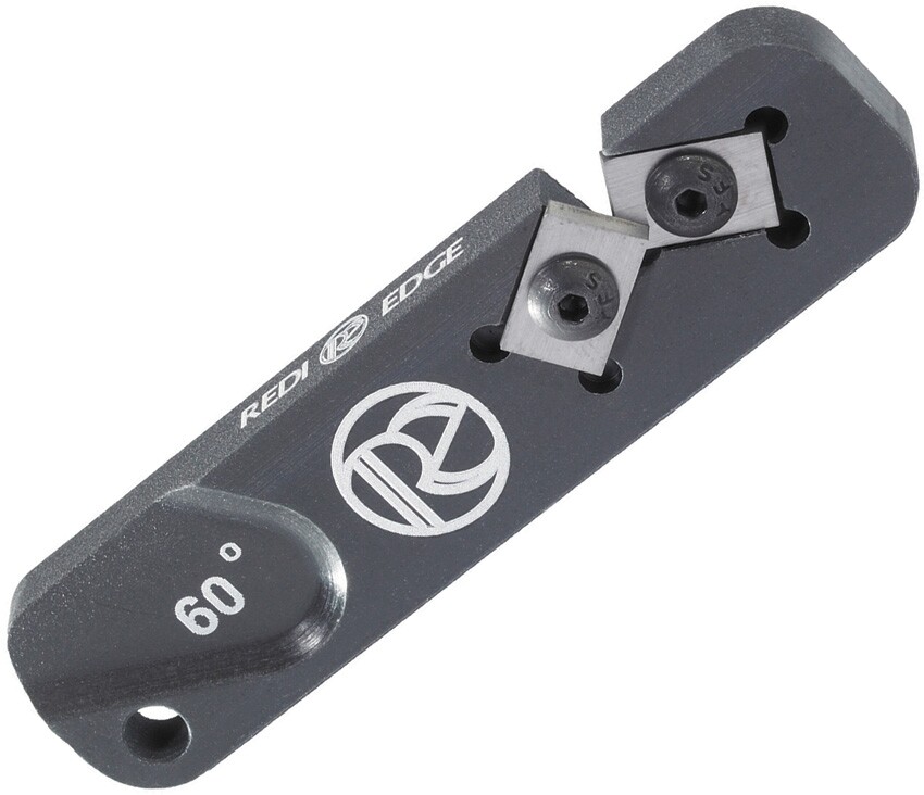Redi Edge Tactical Knife Sharpener 60 Degree Inclusive Angle Aluminum Handle