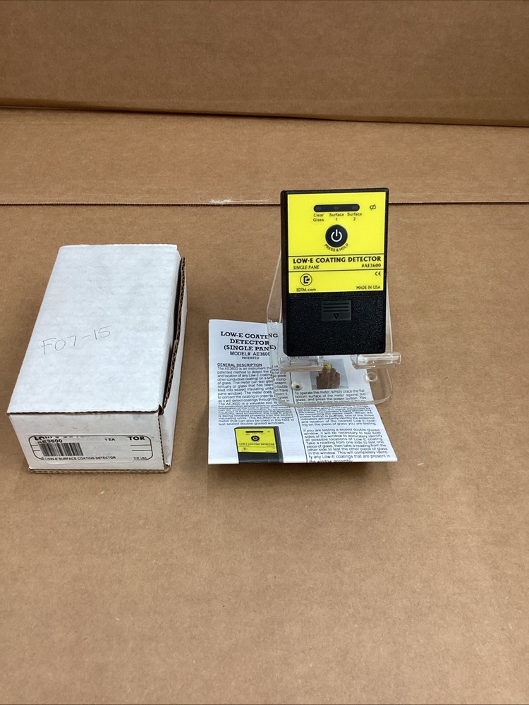 CRL  AE3600 Low-E COATING Detector NEW