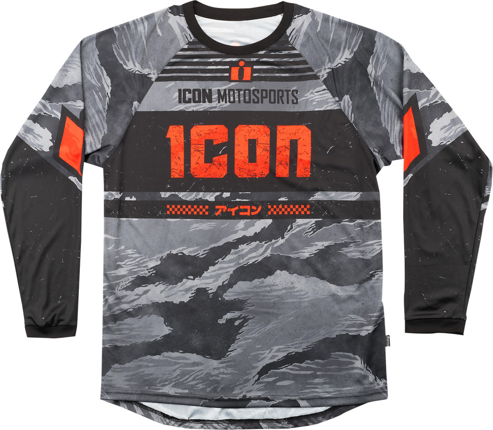 Icon Gray Camo Tiger’s Blood Jersey Medium