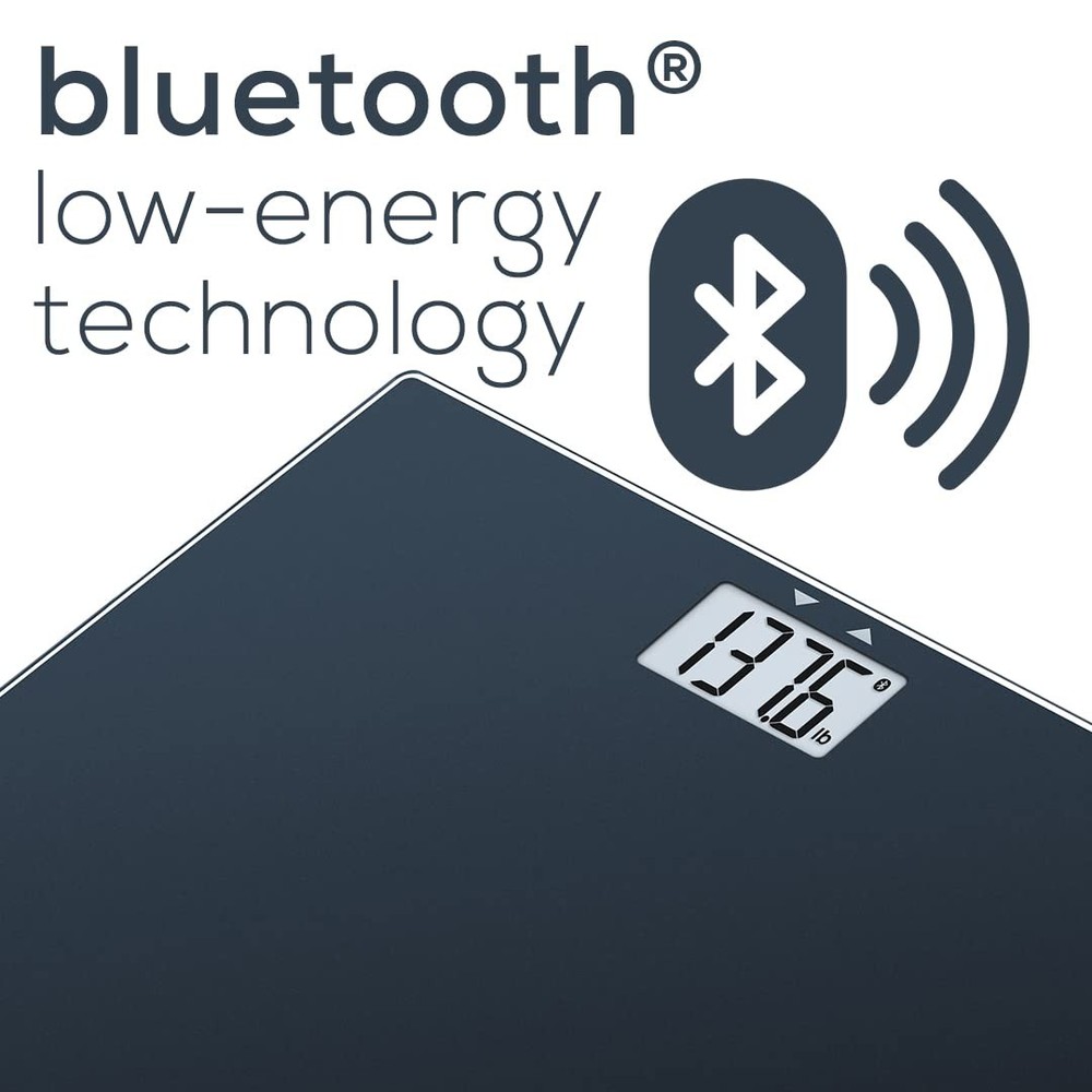 Beurer GS435B Bluetooth Smart Scale - Body Weight & BMI - App Sync