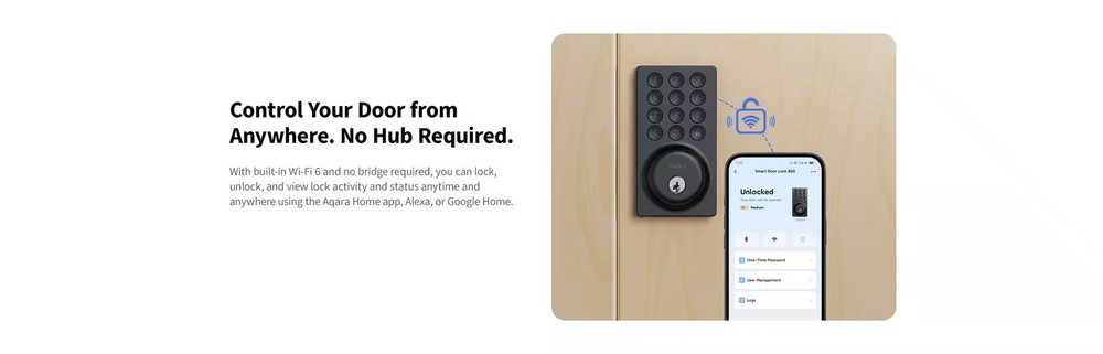 Aqara - Smart Lock B50 - Black