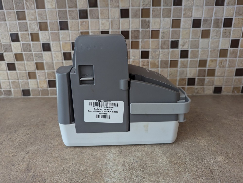 CANON IMAGEFORMULA CR-50 M111101 CHECK SCANNER