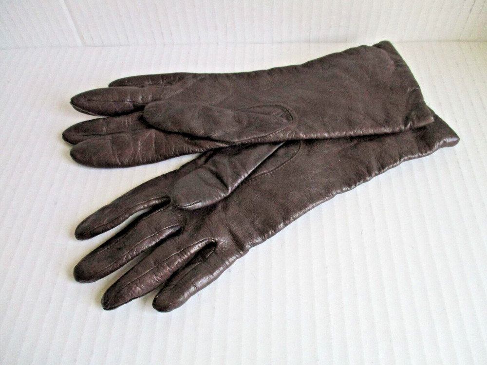 ARIS Brown Soft Leather Acrylic Lined - 6-1/2 - NWOT