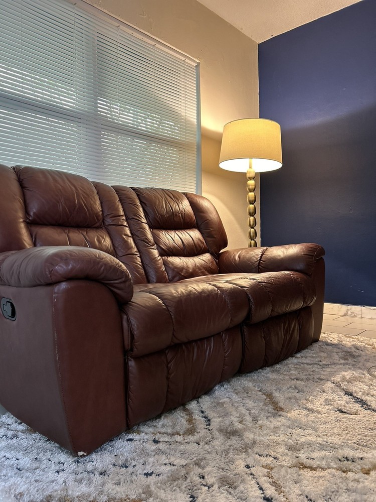 leather recliner couch
